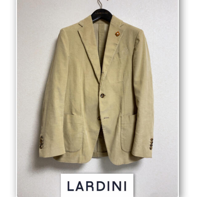 美品 LARDINI コーデュロイ ジャケット 44サイズ ベージュ