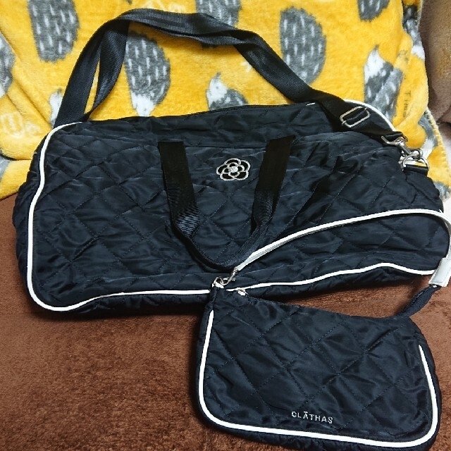 CLATHAS(クレイサス)の【CLATHAS】旅行用ボストンバッグ☆ブラック レディースのバッグ(ボストンバッグ)の商品写真
