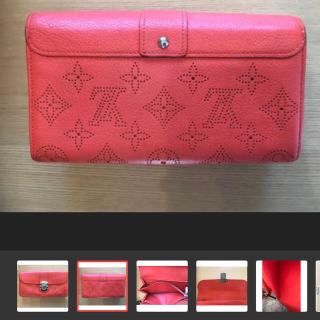 LOUIS VUITTON(ルイヴィトン)のルイヴィトン マヒナ ポルト イリス 長財布 レディースのファッション小物(財布)の商品写真