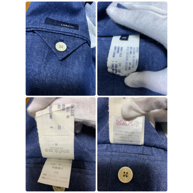 美品 LARDINI デニムジャケット サイズ46 7REG(M相当) 3