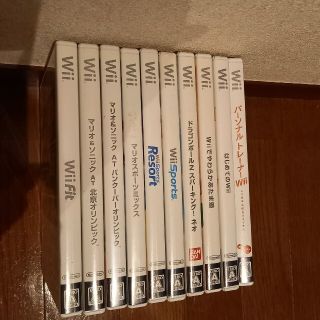 ウィー(Wii)のwiiソフト　10本セット(家庭用ゲームソフト)