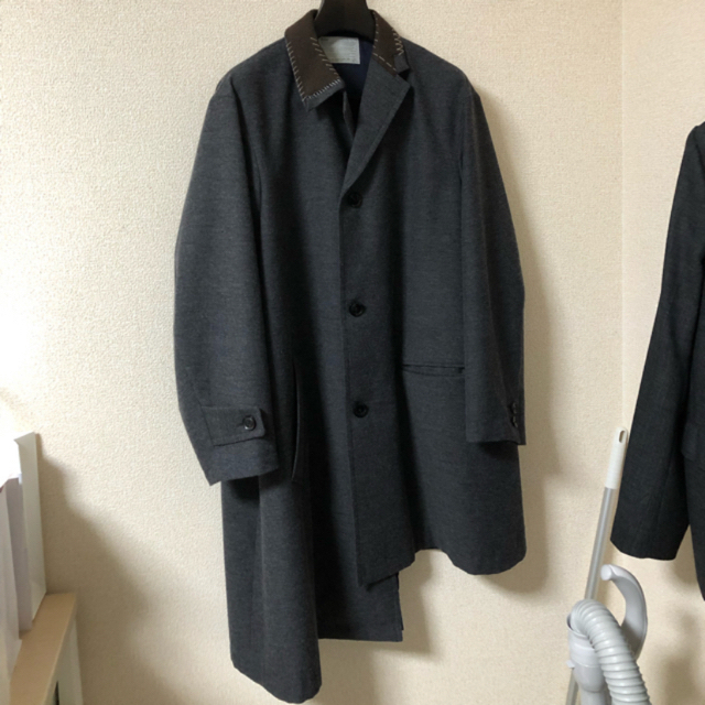 kolor 19aw アシンメトリーコート