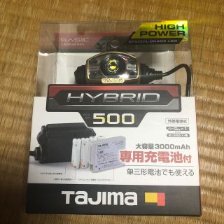 LEDヘッドライト　単３充電池付き(ライト/ランタン)