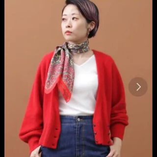 ドットアンドストライプスチャイルドウーマン(Dot&Stripes CHILDWOMAN)のチャイルドウーマン　赤カーディガン(カーディガン)