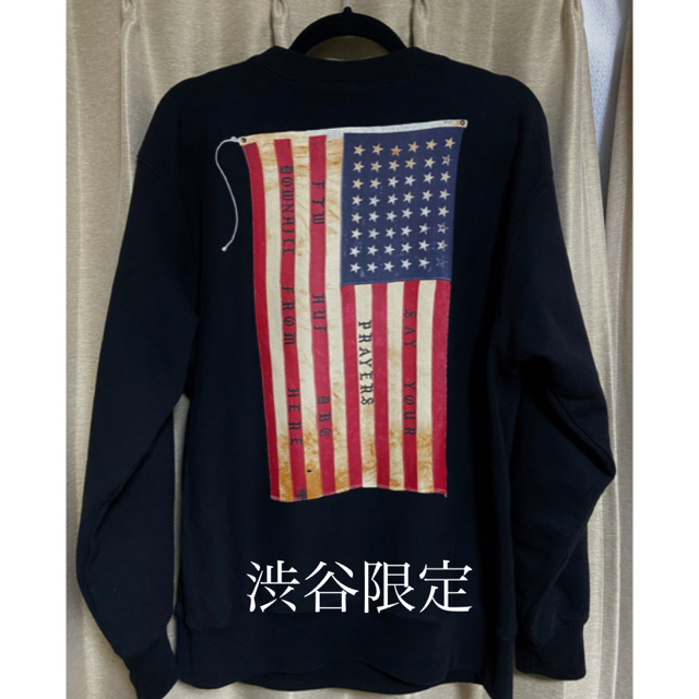 HUF CALI FLAG CREW 黒