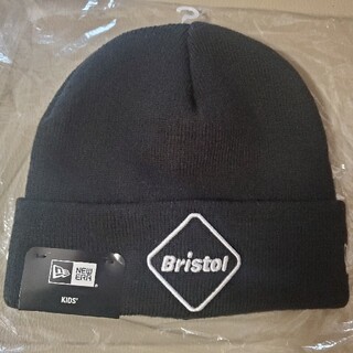 エフシーアールビー(F.C.R.B.)のFCRB Bristol ニット帽　黒(帽子)