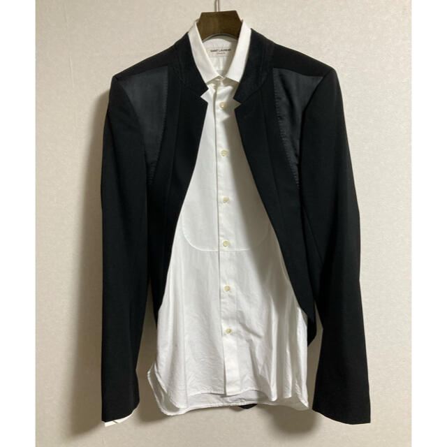 DIOR HOMME(ディオールオム)のDior HOMME ディオールオム 捻じれ 燕尾 ジャケット 46 ブラック メンズのジャケット/アウター(テーラードジャケット)の商品写真