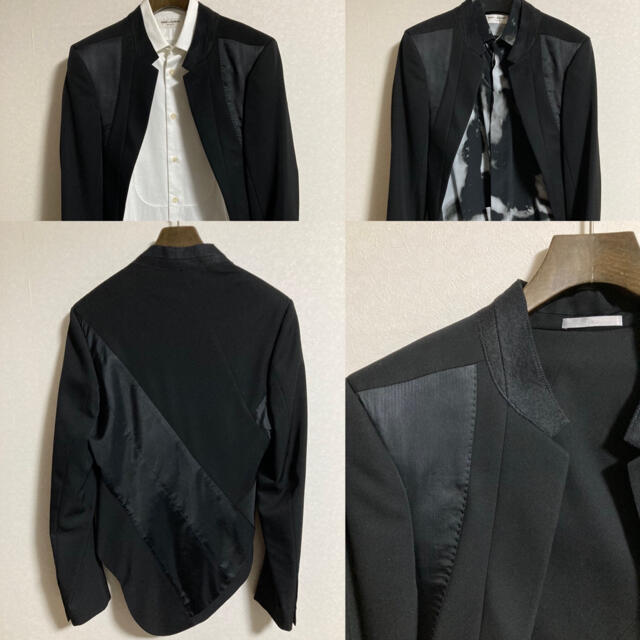 DIOR HOMME(ディオールオム)のDior HOMME ディオールオム 捻じれ 燕尾 ジャケット 46 ブラック メンズのジャケット/アウター(テーラードジャケット)の商品写真