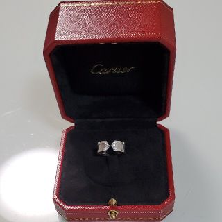 カルティエ(Cartier)のK18WGダイヤ2Cリング(リング(指輪))