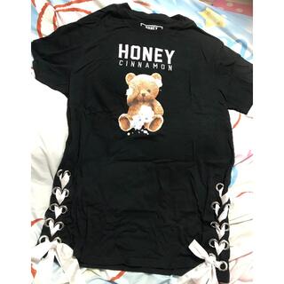 ハニーシナモン(Honey Cinnamon)のハニーシナモン シナモンくんTシャツワンピース(Tシャツ(半袖/袖なし))