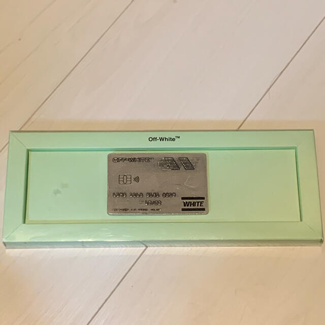 off-white カード型マネークリップ 激レア 正規品 美品