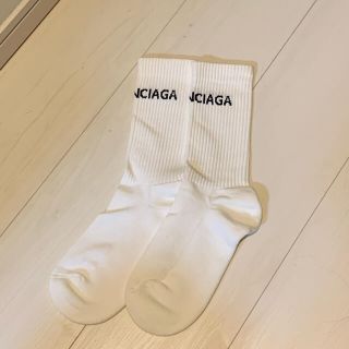 BALENCIAGA ミドル丈ソックス ホワイト 正規品 新品未使用 | cao.com.ec