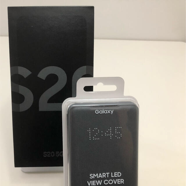 SAMSUNG - 極美品 Galaxy S20 5G SM-G9810香港版純正LEDケースセット