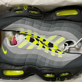 美品　NIKE AIR MAX 95 OG "NEON YELLOW" 2020