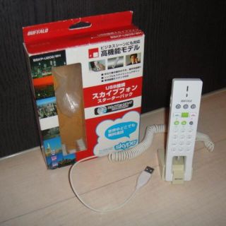 USB接続　スカイプフォン　スターターパック (BUFFALO)(PC周辺機器)