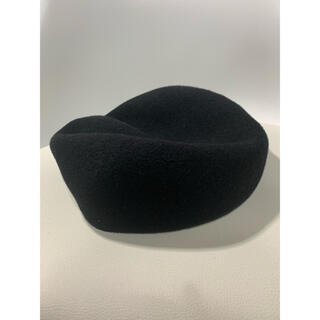カシラ(CA4LA)のCA4LA ベレー帽　黒(ハンチング/ベレー帽)