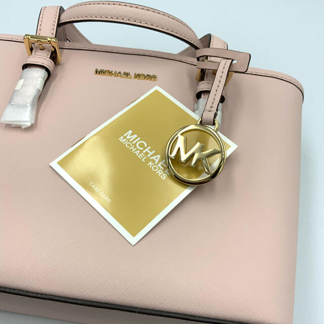 Michael Kors(マイケルコース)の【新品・XSサイズ】MICHAEL KORS ピンク 2WAYショルダーバッグ レディースのバッグ(ショルダーバッグ)の商品写真