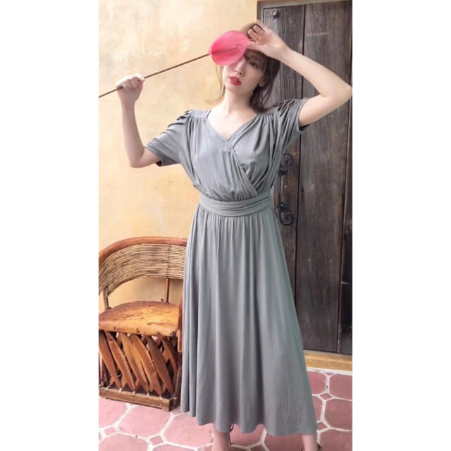 カラー【新品】herlipto Butterfly Jersey Long Dress