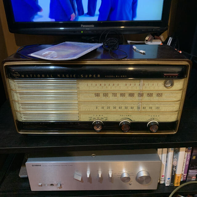 名機 松下電器 National 真空管ラジオ BL-280 前期型 - ラジオ