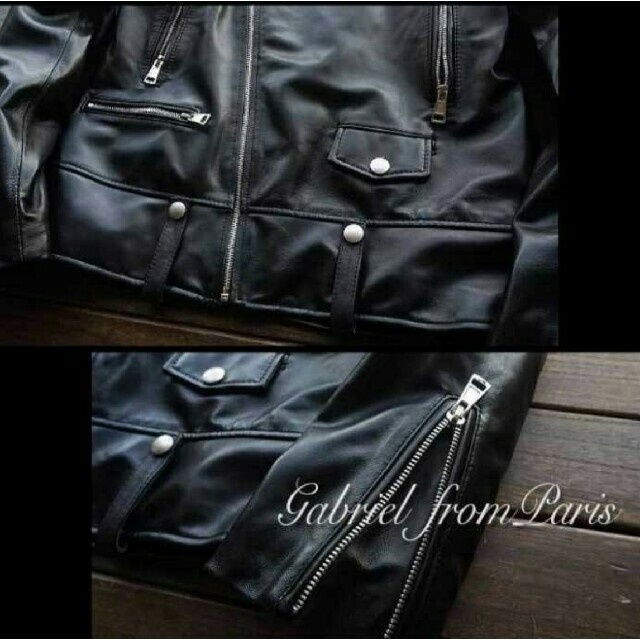 ユウ様専用【最高級新品】15万円 羊革ダブルライダースジャケット ユウ様専用【最高級新品】15万円 羊革ダブルライダースジャケット