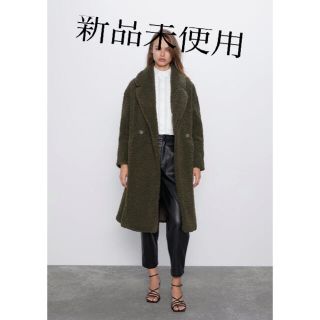 ザラ(ZARA)のzaraボアコート(ロングコート)