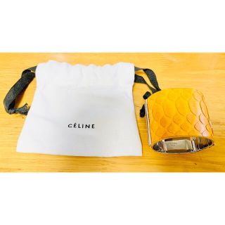 セリーヌ(celine)の【美品】CELINE セリーヌ ブレスレット マンシェット　バングル(ブレスレット/バングル)