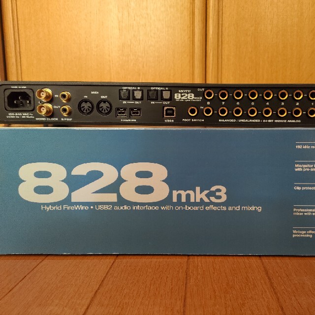 motu 828mk3 hybrid ファッションなデザイン 20400円 www.gold-and