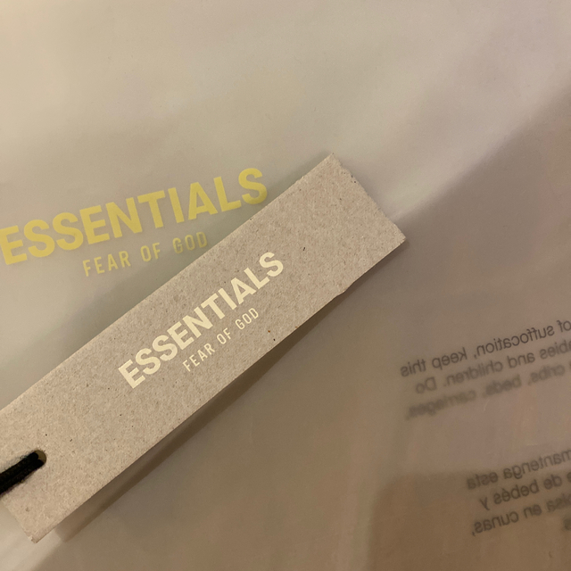 Essential(エッセンシャル)のESSENTIALSブラック プルオーバー ロゴ フーディ メンズのトップス(パーカー)の商品写真