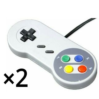 2個　ＳＦＣ　スーパーファミコン　互換コントローラー(その他)