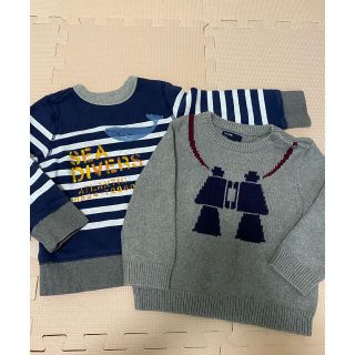 ベビーギャップ(babyGAP)のベビーGAP トレーナーとニット　90㎝(ニット)