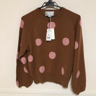 新品　DEMYLEE デミリー　カシミア100% 　水玉　ドット　ニット　S(ニット/セーター)