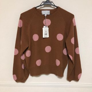 新品　DEMYLEE デミリー　カシミア100% 　水玉　ドット　ニット　XS(ニット/セーター)