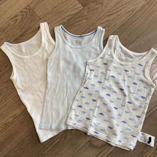 ユニクロ(UNIQLO)のユニクロ　メッシュ　肌着　ノースリーブ　90(下着)