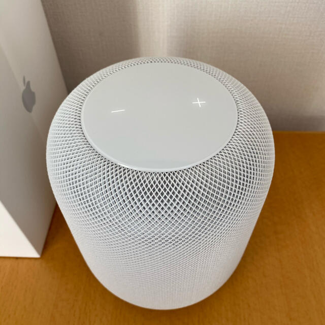 Apple(アップル)のAPPLE HOMEPOD ホワイト MQHV2J/A スマートスピーカー スマホ/家電/カメラのオーディオ機器(スピーカー)の商品写真