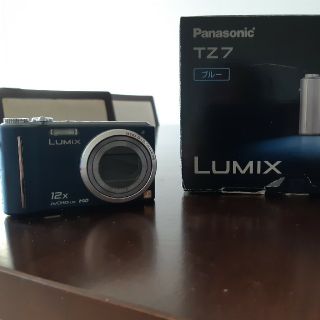 パナソニック(Panasonic)の値下げしました！　コンパクトカメラ　Panasonic DMC-TZ7 ブルー(コンパクトデジタルカメラ)