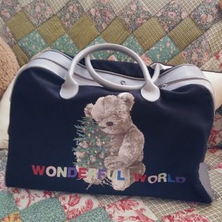 ワンダーワールド(Wonderworld)のワンダフルワールドのツリーくまのボストンバッグ(ボストンバッグ)