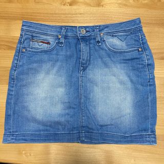 トミーヒルフィガー(TOMMY HILFIGER)のHILFIGER DENIM デニムスカート(ミニスカート)