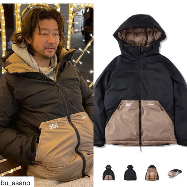 NANGA × WDS AURORA DOWN JACKET﻿ / BLACK