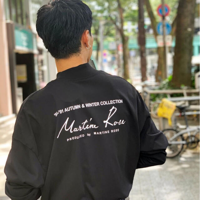 MARTINE ROSE マーティンローズJERSEY FUNNEL NECK