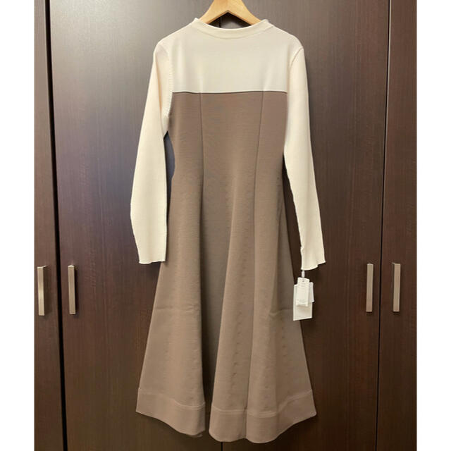 【クーポン対象外】 新品 - I.D FRAY セルフォード ホールガーメントニットワンピース モカ CELFORD 36 ロングワンピース/マキシワンピース