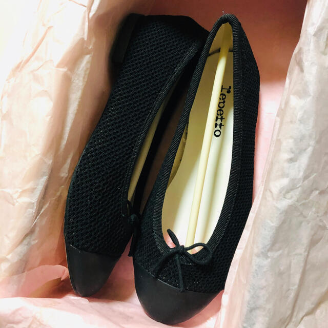 repetto(レペット)の新品　レペット　シューズ　靴　ブラック　黒　21.5 キッズ　定価24,150 キッズ/ベビー/マタニティのキッズ靴/シューズ(15cm~)(フォーマルシューズ)の商品写真