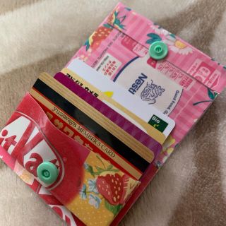 ハンドメイド　リメイクカードケース(雑貨)