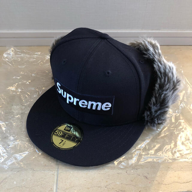 supreme 19aw Earflap New Era Box Logo