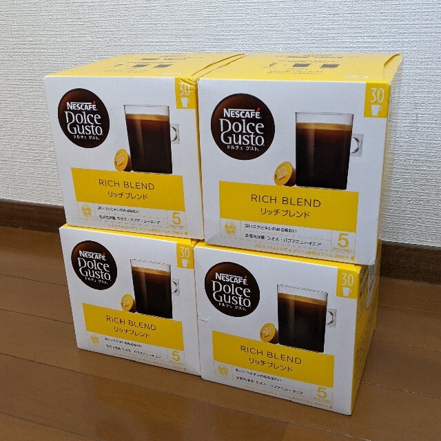 Nestle(ネスレ)のドルチェグスト リッチブレンド３０個×４箱セット 食品/飲料/酒の飲料(コーヒー)の商品写真