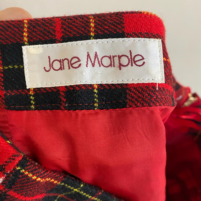 JaneMarple(ジェーンマープル)の値下げジェーンマープルチェックスカートタータンチェックフレアプリーツ レディースのスカート(ミニスカート)の商品写真