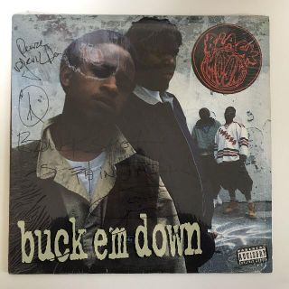 Buckshot直筆サイン入り Black Moon-Buck Em Down(ヒップホップ/ラップ)