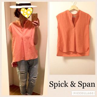 スピックアンドスパン(Spick & Span)のスキッパーブラウス(シャツ/ブラウス(半袖/袖なし))