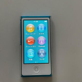 アイポッド(iPod)のiPod nano 16GB ブルー(ポータブルプレーヤー)