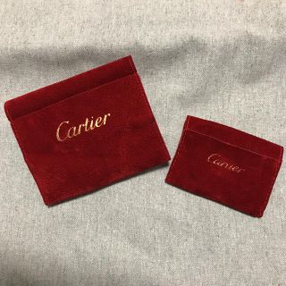 カルティエ(Cartier)のCaltier ジュエリー保存袋　大小2点セット(ポーチ)