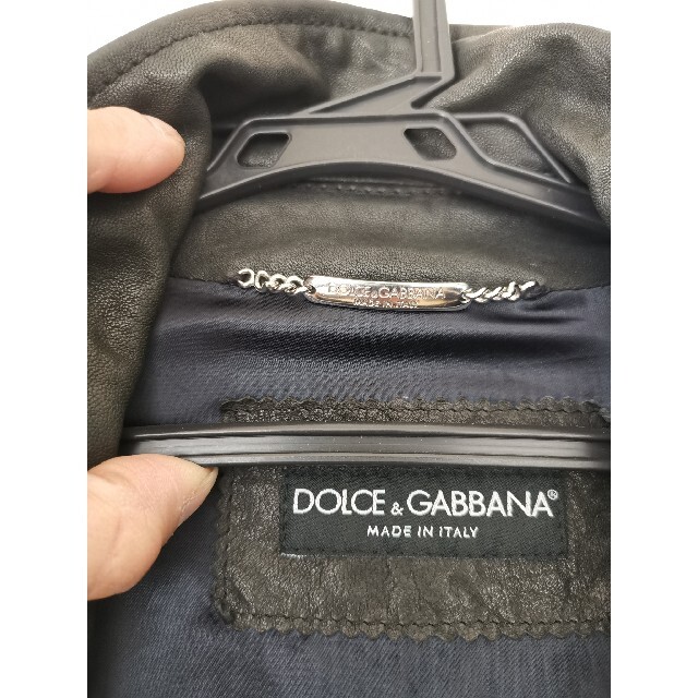 DOLCE&GABBANA(ドルチェアンドガッバーナ)のDOLCE&GABBANA メンズのジャケット/アウター(レザージャケット)の商品写真